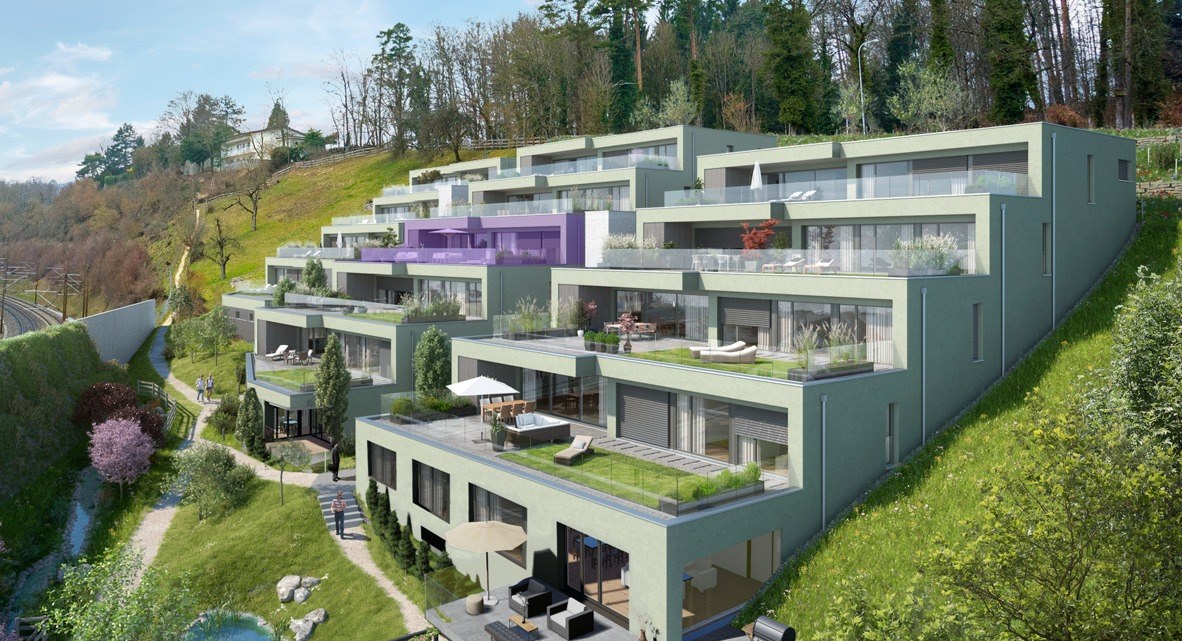 Lage der Wohnung B2 im Gebäude